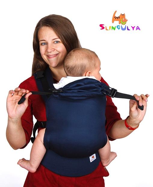 Слинг-рюкзак «Синий 58» опт фото 1