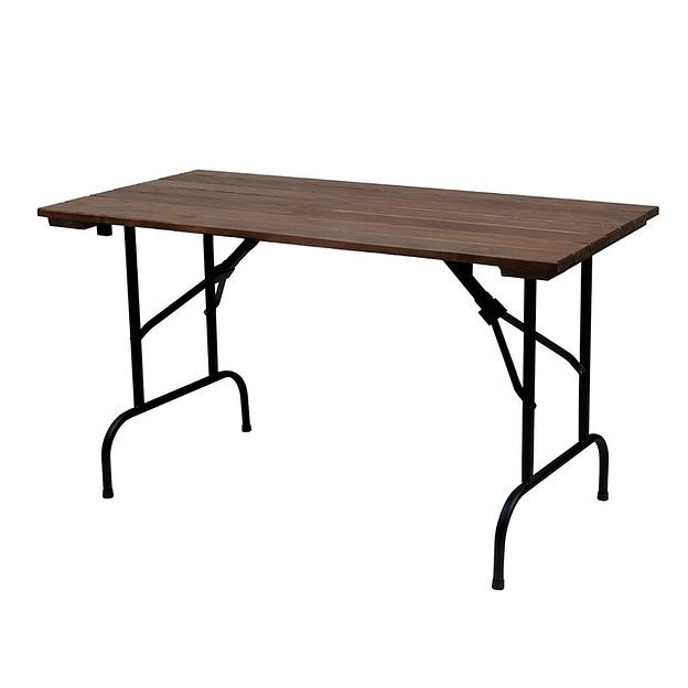 Стол Лидер 1 складной уличный из реек 1500x800 мм фото 1