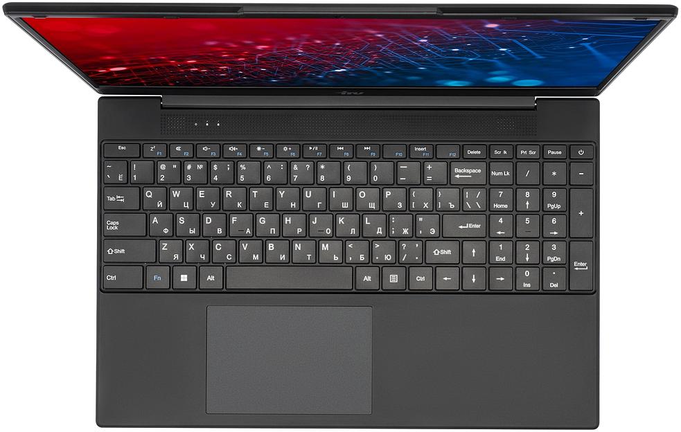 Ноутбук IRU Tactio 15ALG Core 5 1235U 8Gb SSD256Gb Intel Iris Xe graphics 1000M 15.6" IPS FHD Windows 11 Pro Pro black WiFi BT Cam (2044618) фото 3