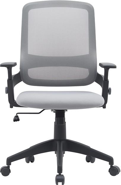 Кресло Cactus CS-MC313-BKGY черный/серый сетка/ткань низк.спин. крестов. пластик пластик черный фото 2