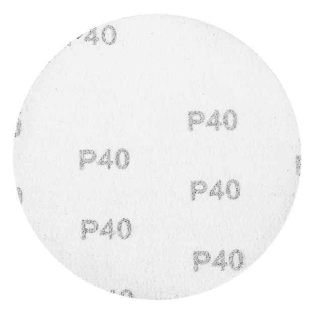 Круг абразивный MATRIX на ворсовой подложке под "липучку", P 40, 125 мм, 10 шт.// 73835 фото 3