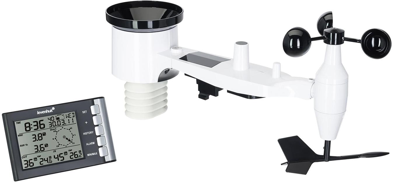 Погодная станция Levenhuk LP240 серебристый/черный фото 1