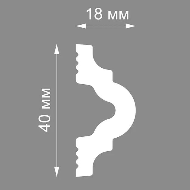 Молдинг Format 18001D, белый ОПТ фото 3