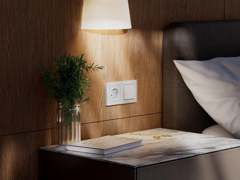 ATLASDESIGN SMART 2-кл. ВЫКЛЮЧАТЕЛЬ с подсв., Zigbee, сх.5, L+N, 10А, мех., БЕЛЫЙ фото 5