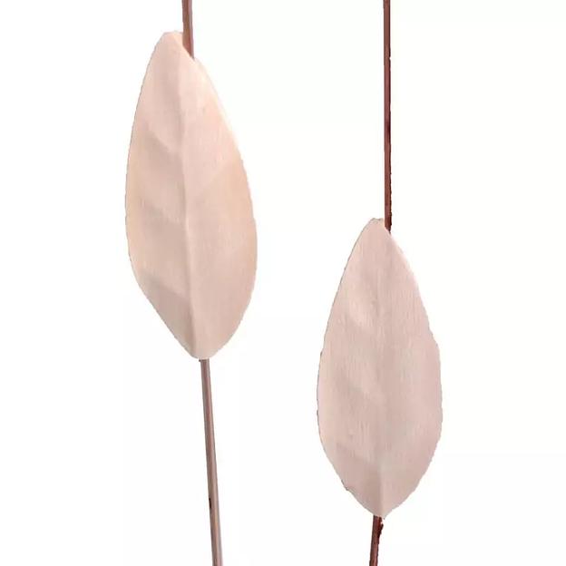 Набор Сухоцветов бежевые листики 110см фото 1