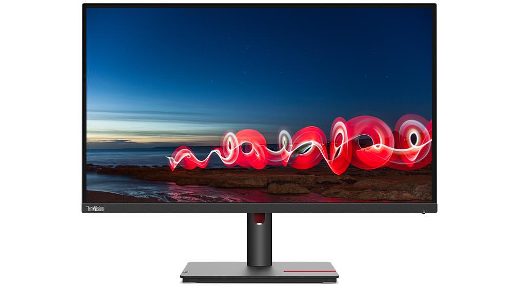 Монитор Lenovo 27" T27h-30, 16:9, IPS, 2560x1440, 4ms, 350cd, 60Hz, 1xHDMI, 1xDP, USB-C, 4xUSB, LAN, HAS, черный/красный фото 2