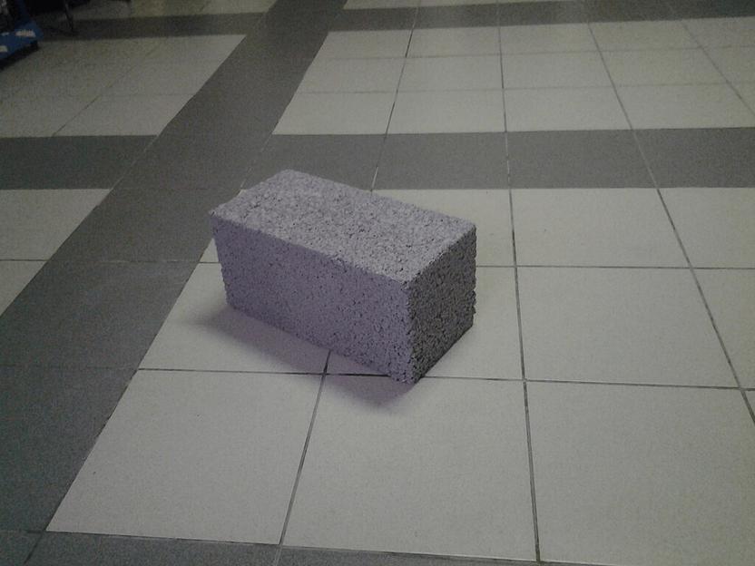 Блок стеновой полнотелый керамзитобетонный 50% М-50 опт фото 1