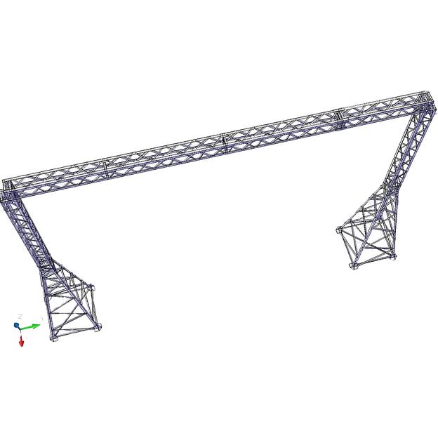 Стальные порталы ОРУ 220 кВ проект 3.407.9-149 фото 1