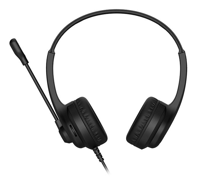 Наушники с микрофоном A4Tech HS-8i черный 1.8м накладные оголовье фото 3