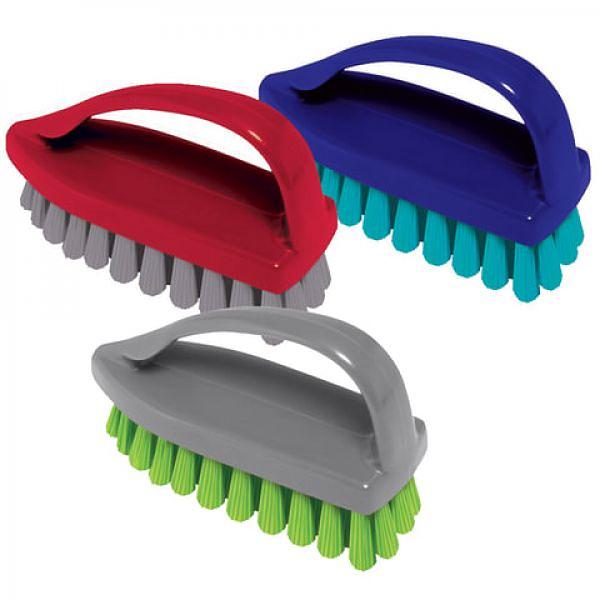 Щетка для одежды/обуви, средняя, 7,5х10,5х4,5 см, пластик, цвет ассорти, "Утюжок", YORK (604598) фото 2