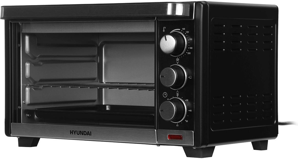Мини-печь Hyundai MIO-HY091 20л. 1380Вт черный фото 5