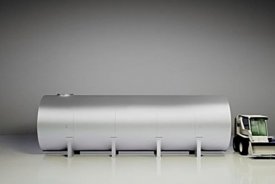 Резервуар горизонтальный стальной наземный / подземный РГС-50 м³ фото 1