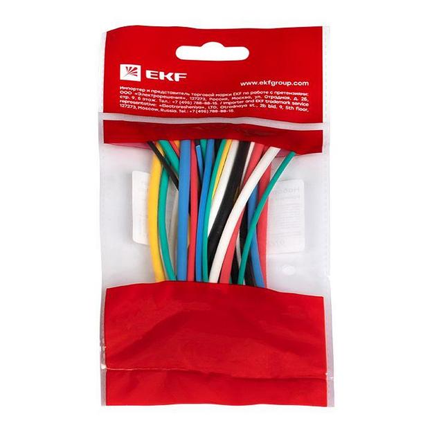 Набор трубок термоусадочных ТУТ 1/0.5; 1.5/0.75; 2/1; 2.5/1.25; 3/1.5 (6 цветов по 5шт 100мм) PROxim фото 2