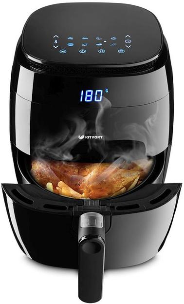 Аэрогриль Kitfort КТ-2202 1500Вт черный фото 1