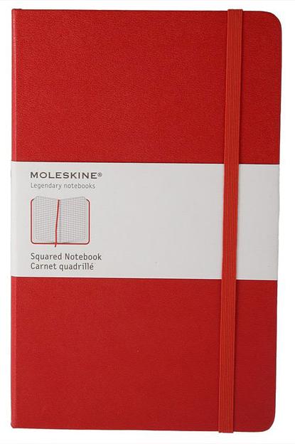 Блокнот Moleskine CLASSIC QP061R Large 130х210мм 240стр. клетка твердая обложка красный фото 4