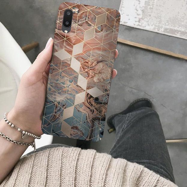 Чехол (клип-кейс) Gresso для Samsung Galaxy A02 Meridian золотистый/синий (GR17AAAE8918) фото 8