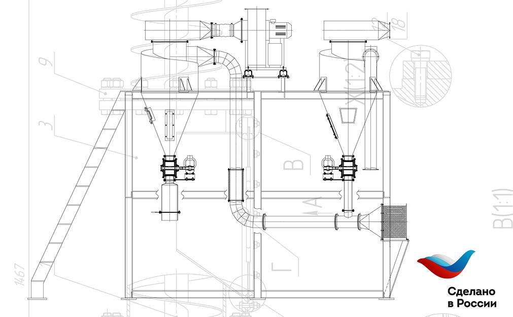 Пневмотранспорт фото 1