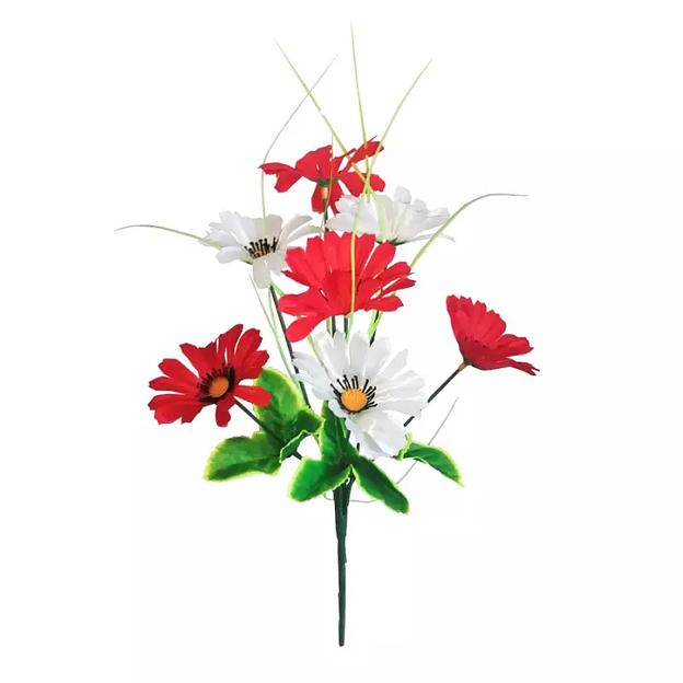 Букет ромашек 7 голов 32см 338-124 338-082 338-016 фото 1