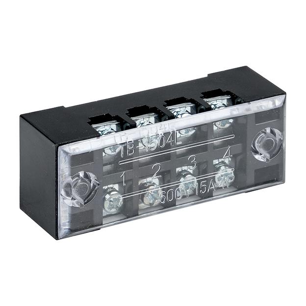 EKF tb-1504 Терминал клеммный TB-1504 до 1,5 мм2 15A 4 клеммные пары EKF PROxima фото 1