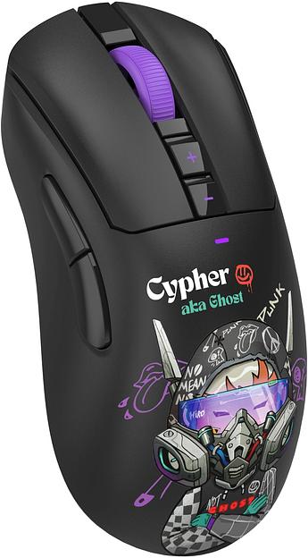 Мышь A4Tech Bloody R73 Ultra Duo черный/рисунок оптическая 20000dpi беспров. USB-C 7but (R73 ULTRA DUO CYPHER GHOST) фото 9