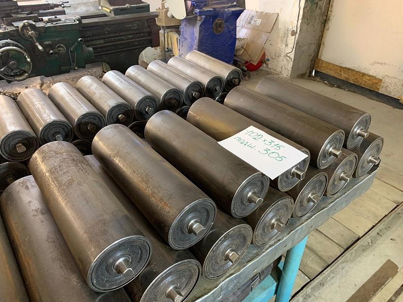 Конвейерные ролики усиленные диаметр 102, длина 315 мм фото 3