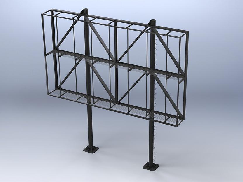 Рекламные металлоконструкции фото 1