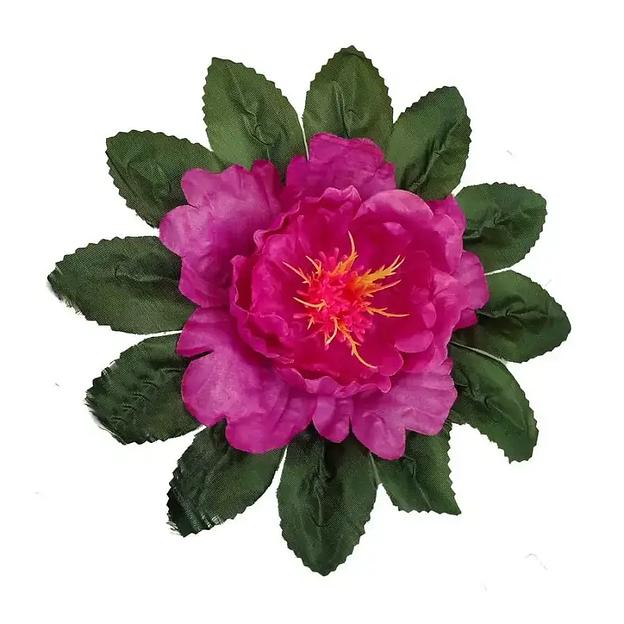 Головка пиона Мидэйл 4сл с листом 26см 384БВГ-л086-201-189-170-177С 1/14 фото 2