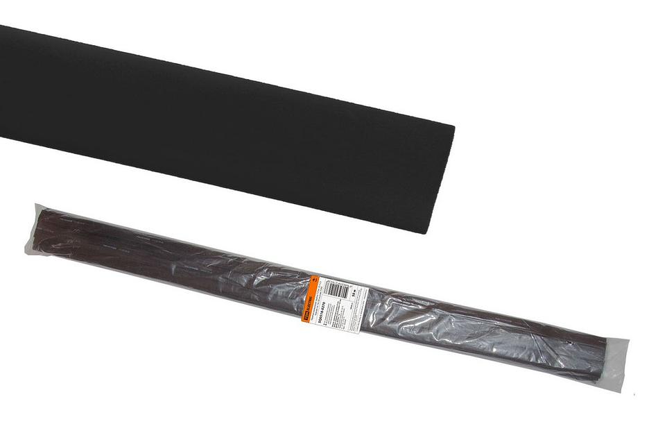 Термоусаживаемая трубка ТУТнг 25/12,5 черная по 1м (50 м/упак) (SQ0518-0270) фото 1