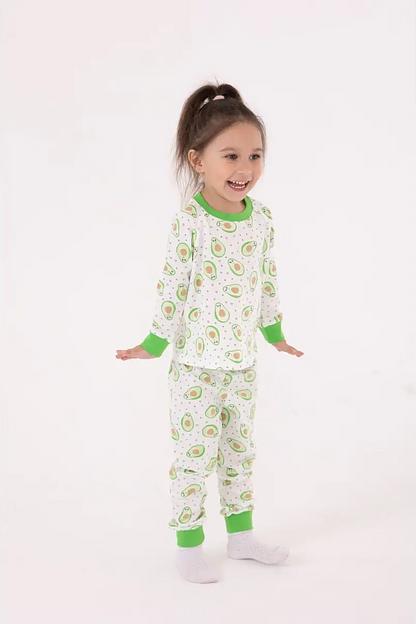 Пижама для девочек «Авокадо» Золотой ключик, опт фото 4