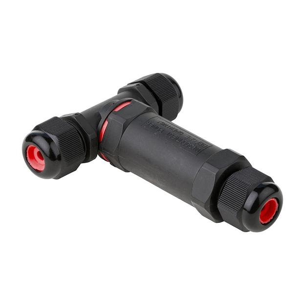 EKF plc-uac-cb3T Кабельный коннектор Т-образный (клеммник 3PIN) IP68 FreeTools фото 1