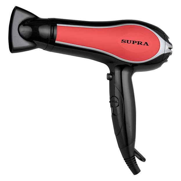Фен Supra PHS-2206L черный/красный фото 1