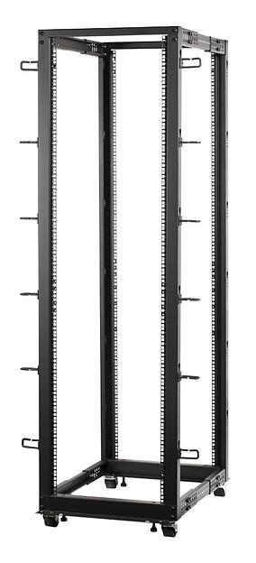 Полка выдвижная Lanmaster TWT-RACK2-S4-ADJ/45 1U нагр.:45кг. 19" черный (упак.:1шт) фото 6