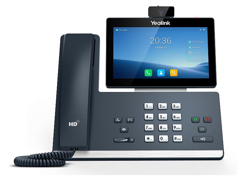 YEALINK SIP-T58W with camera, видеотерминал, Android, WiFi, Bluetooth, GigE, CAM50, без БП, шт (SIP-T58W with camera) фото 1