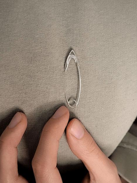 Брошь булавка из серебра 925 фото 2