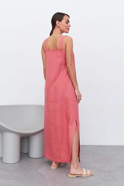 Сарафан длинный D010_1_ROSE/Розовый фото 8