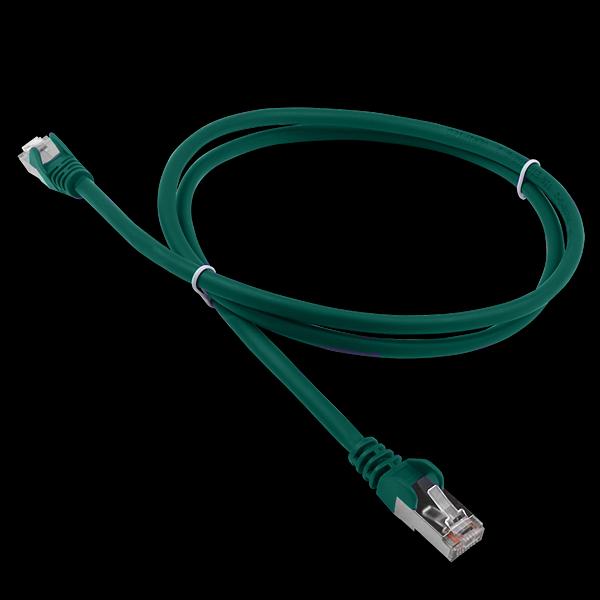 Патч-корд LANMASTER LSZH FTP кат.5e, 1.0 м, зеленый (LAN-PC45/S5E-1.0-GN) фото 1