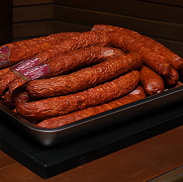 Колбаса полукопчёная «Краковская» ОПТ фото 1