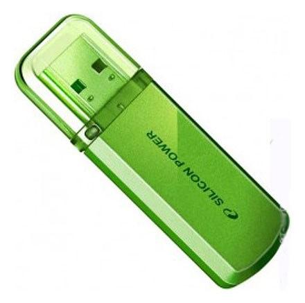 Флеш Диск Silicon Power 32Gb Helios 101 SP032GBUF2101V1N USB2.0 зеленый фото 2