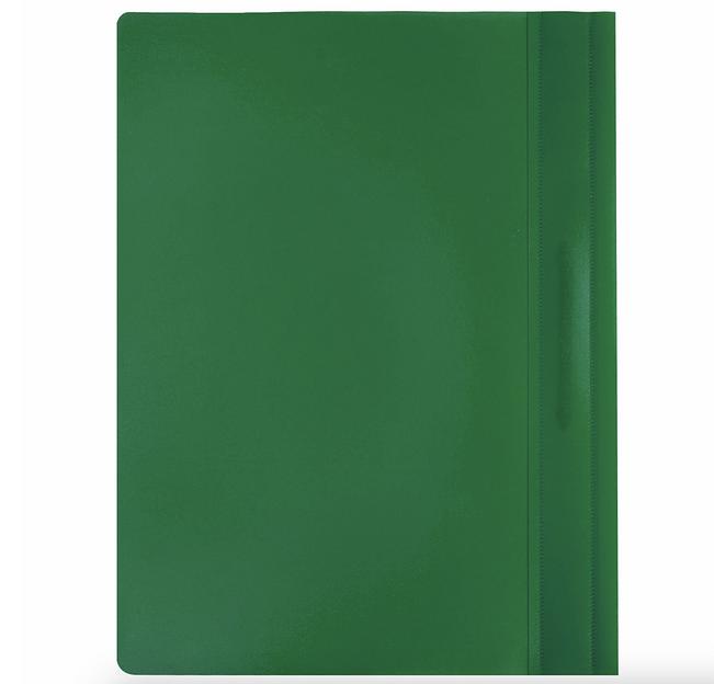 Скоросшиватель пластиковый BRAUBERG, А4, 130/180 мкм, зеленый, опт фото 2