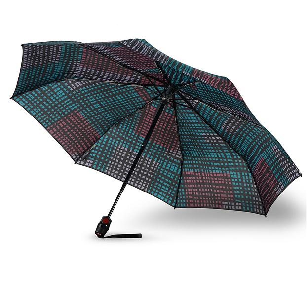 Зонт Knirps автомат T.201 Medium Duomatic 2STRUCTURE RASPBERRY ECOREPEL 95 3201 8478 фото 3