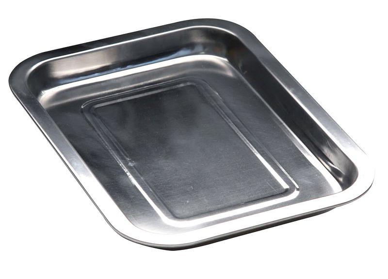 Лоток 270*200*20 мм. нерж. мелк. /1/100/ фото 1