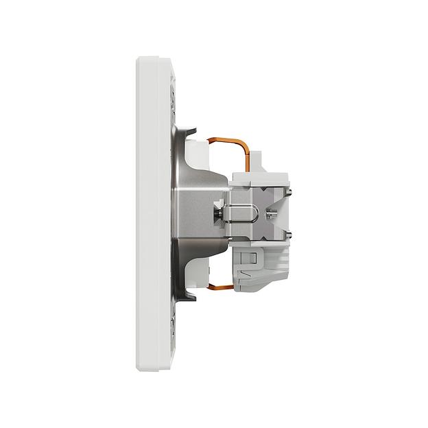 Розетка с заземлением SE EPH2900121 Asfora 16А в сборе винт. клеммы белый EPH2900121 фото 3