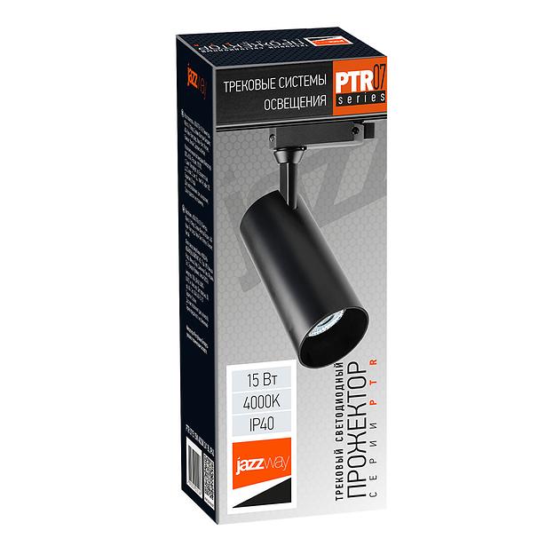 Светильник светодиодный трековый на шинопровод ДПО-15Вт 4000K 1350Лм 24° BL (чёрный) IP40 Jazzway JazzWay 5015166 фото 6