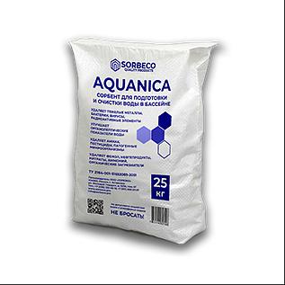 Сорбент для подготовки и очистки воды в бассейне SORBECO «AQUANICA» фото 1