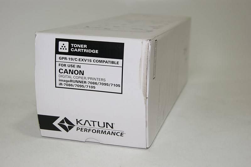 Тонер-картридж Canon iR 7086/7095/7105 С-EXV15/GPR-19 (туба 2000г) Katun фото 2