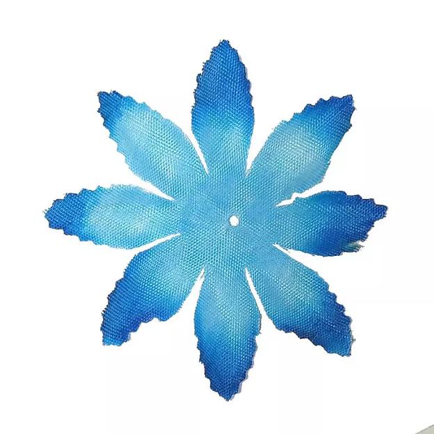 Заг-ка для георгина YZ-68 голубая с син. кантом 1 слой 8-кон. 8см 3906шт/кг фото 1