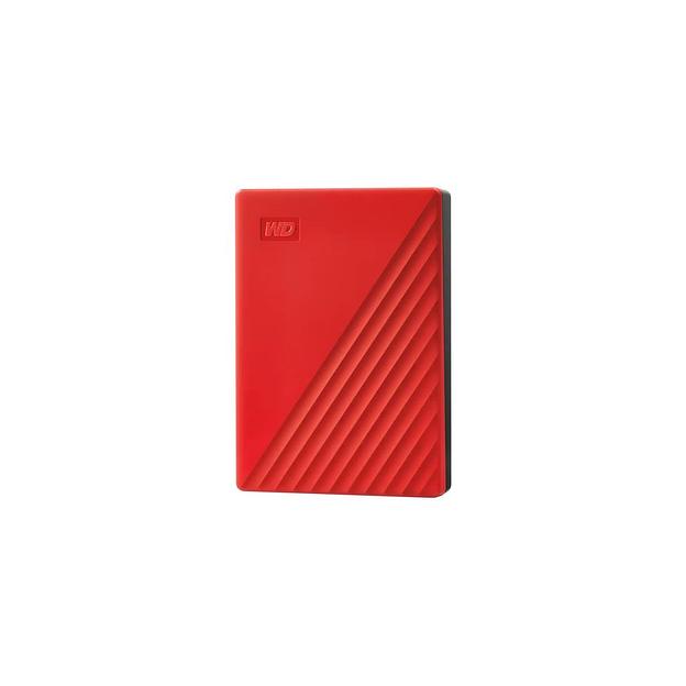Внешний диск HDD WD My Passport WDBPKJ0050BRD-WESN, 5ТБ, красный фото 1