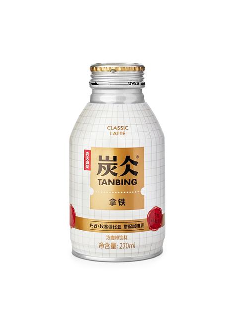 Холодный кофе Тanbing Латте без сахара, 270 мл, опт фото 1