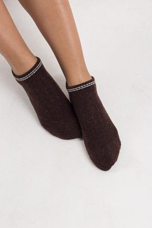 Носки спортивные из натуральной шерсти TOD Оймс цвет тёмно-коричневый фото 2