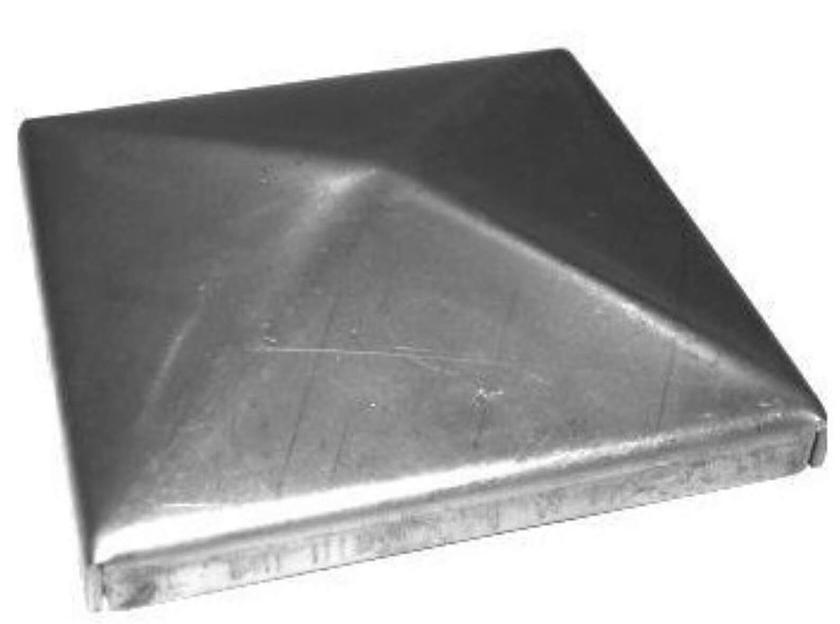 Верхушки,заглушки, крышка столба домик 40х40х1,2 мм фото 1